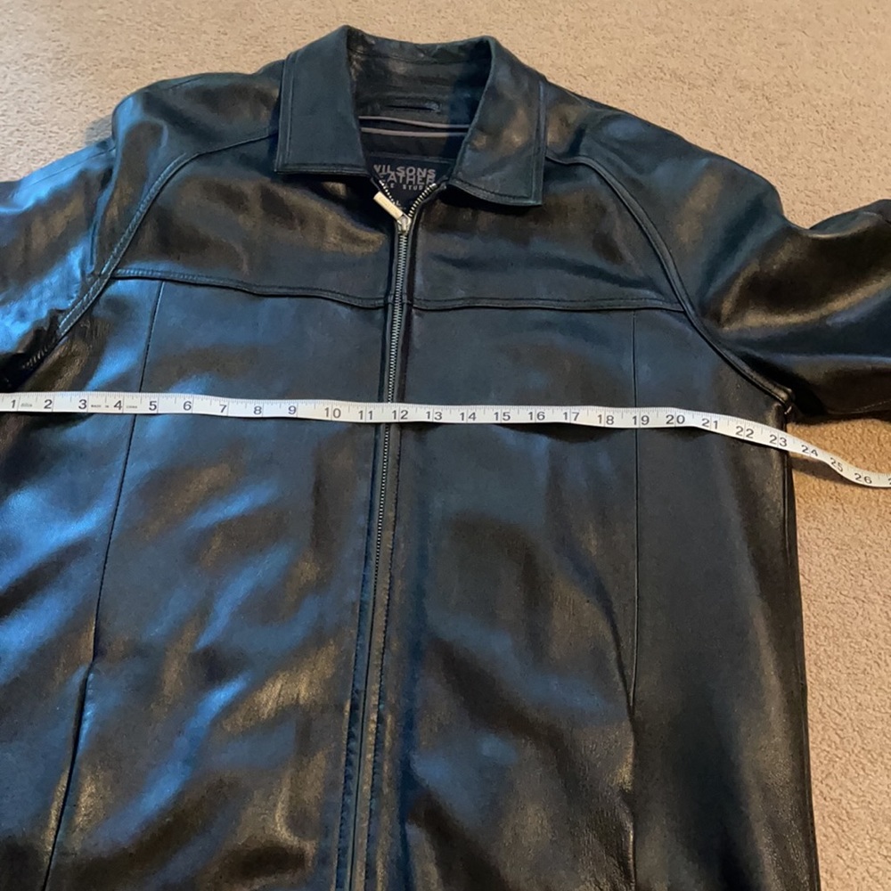 Wilson’s oversized vintage leather jacket bomber - Picture 11 of 14